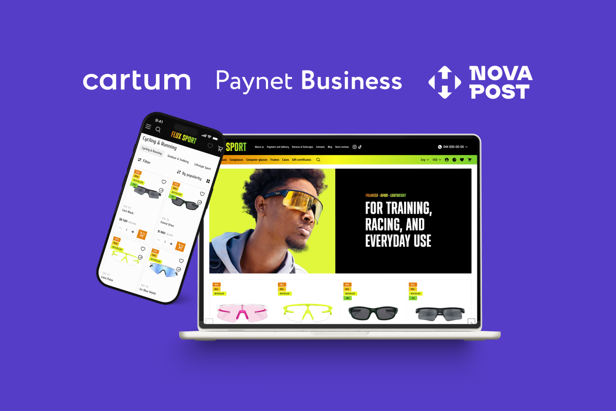 Акция от Cartum, Nova Post и Paynet Business: создавайте интернет-магазин и получайте бонусы
