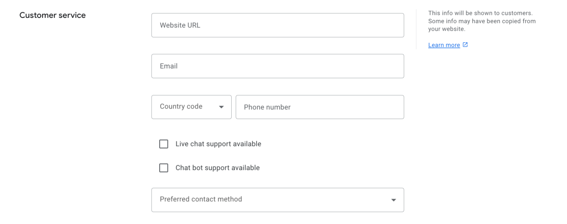 Configurarea Google Merchant Center pasul 9