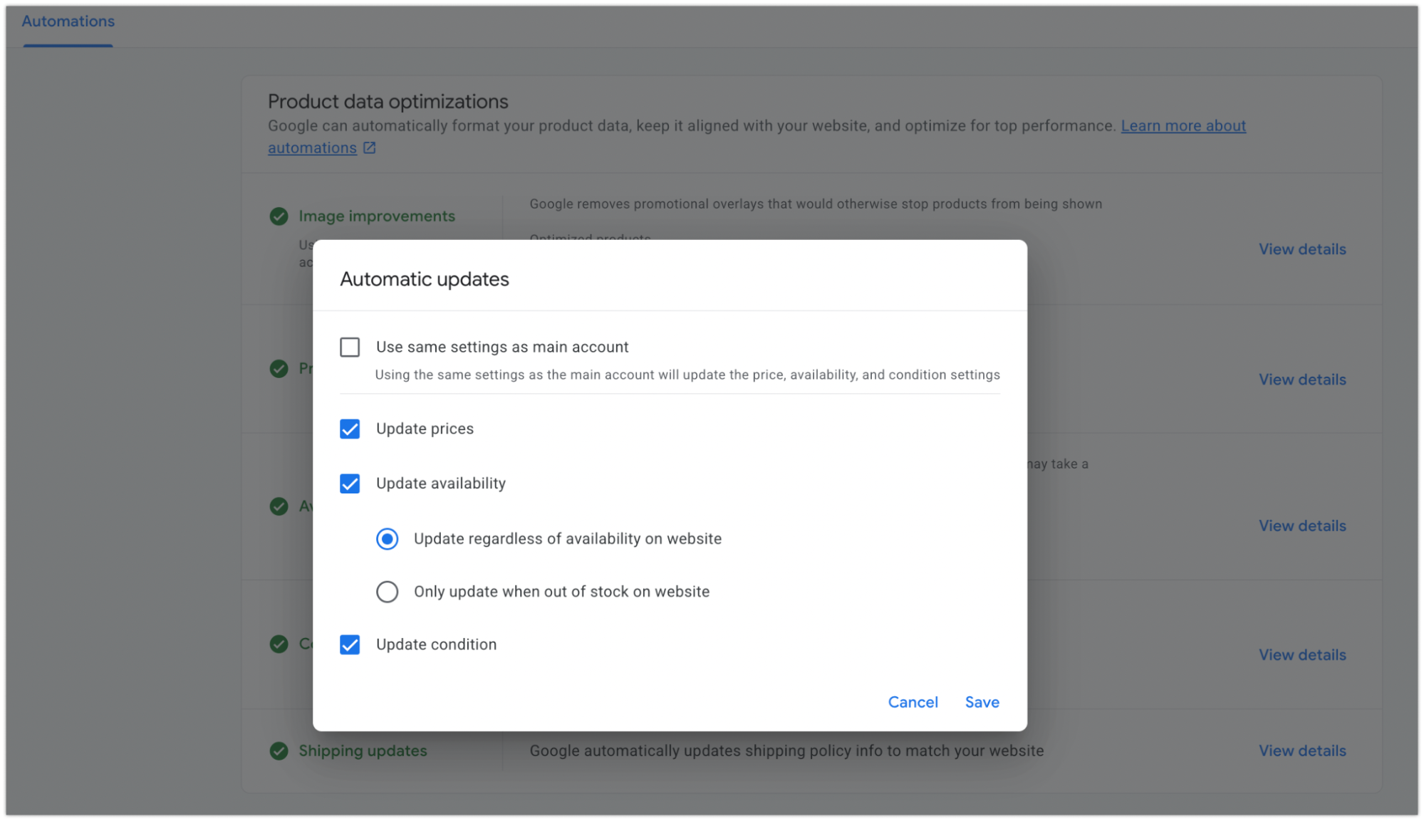 Configurarea Google Merchant Center pasul 18